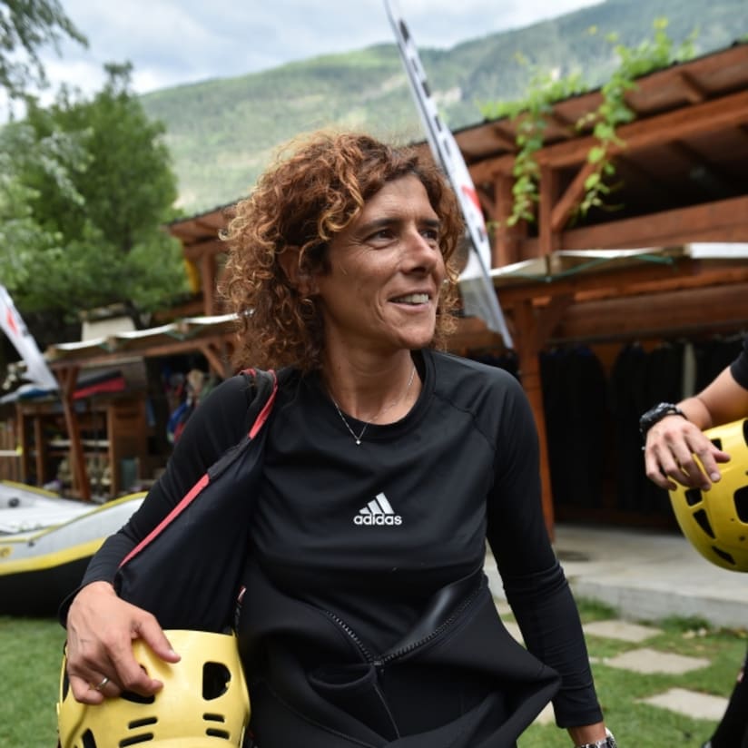 The champions of Italy go rafting! 