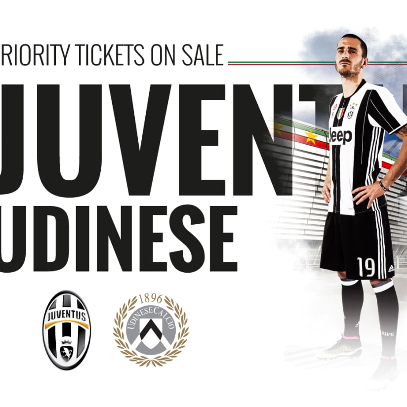 Priority ticket info for Udinese