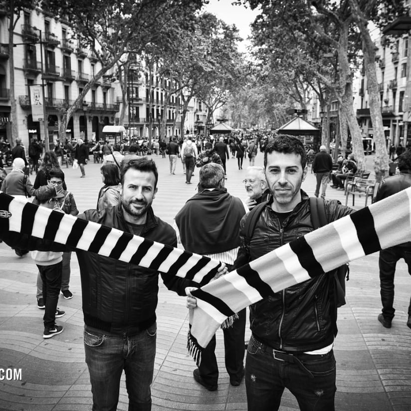 Barcelona is black and white