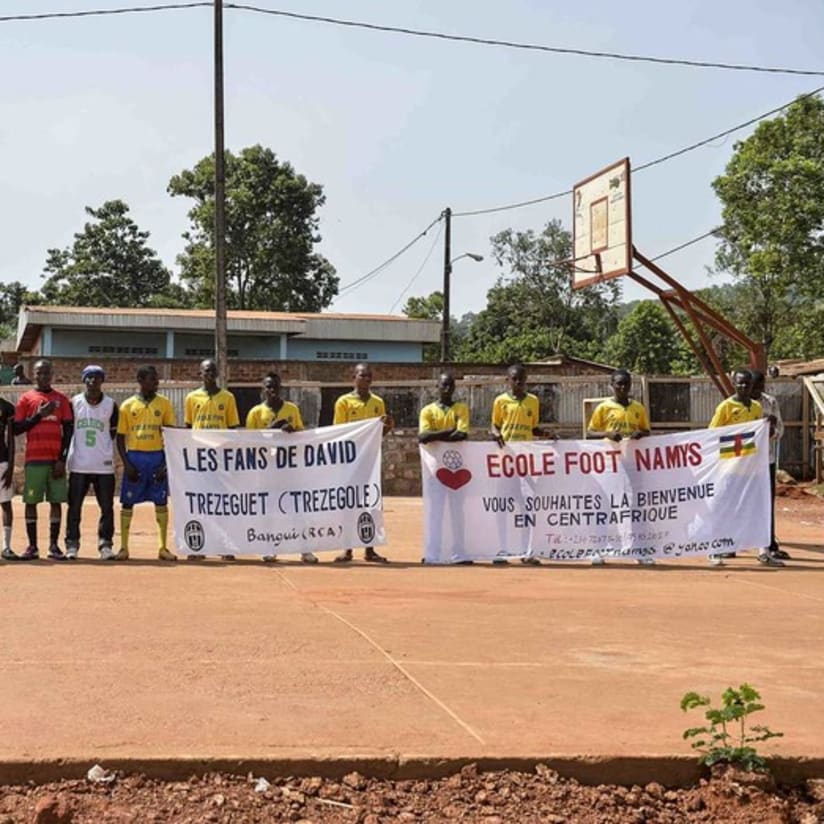 L'ultimo giorno nella Repubblica Centrafricana di Trezeguet