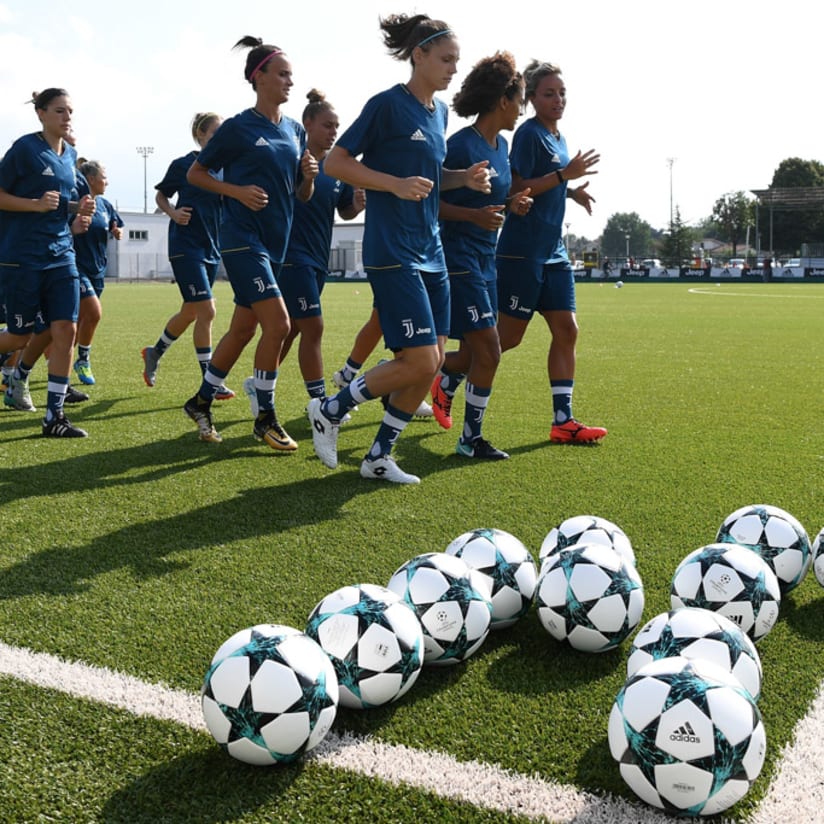 Juventus Women: Training Day One