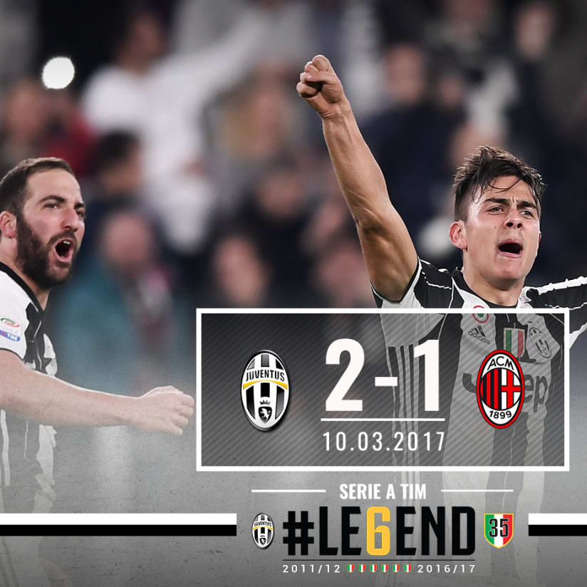 #LE6END Rewind: Juve 2-1 Milan