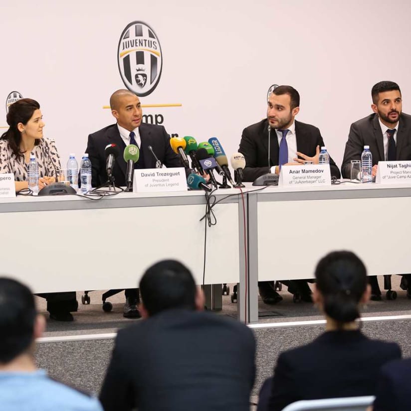 David Trezeguet a Baku per Juventus Camp