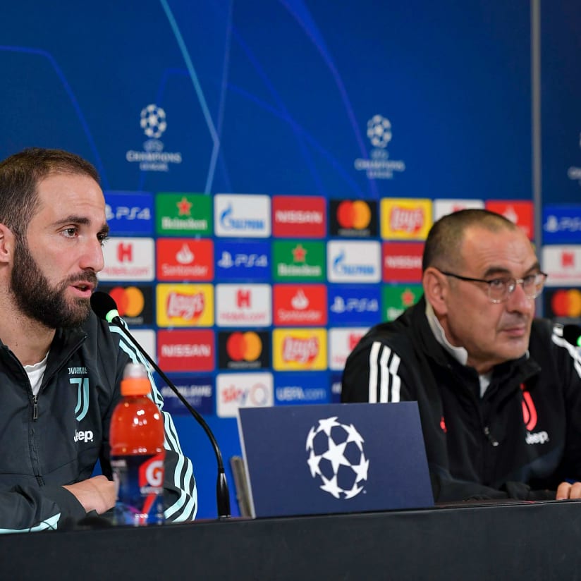 Sarri e Higuain: «Rispettiamo l’Atletico, giochiamo per vincere»