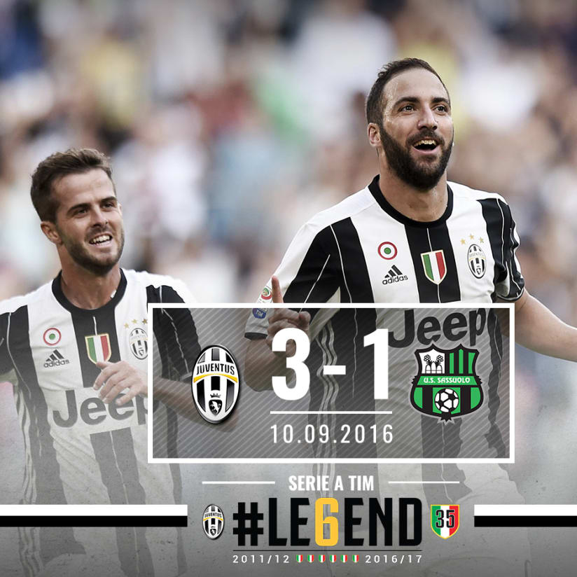 #LE6END Rewind: Juve-Sassuolo