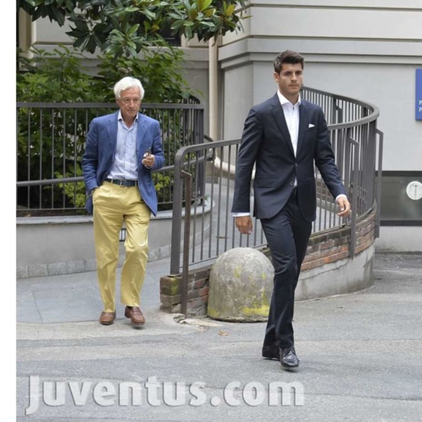 Visite mediche per Alvaro Morata