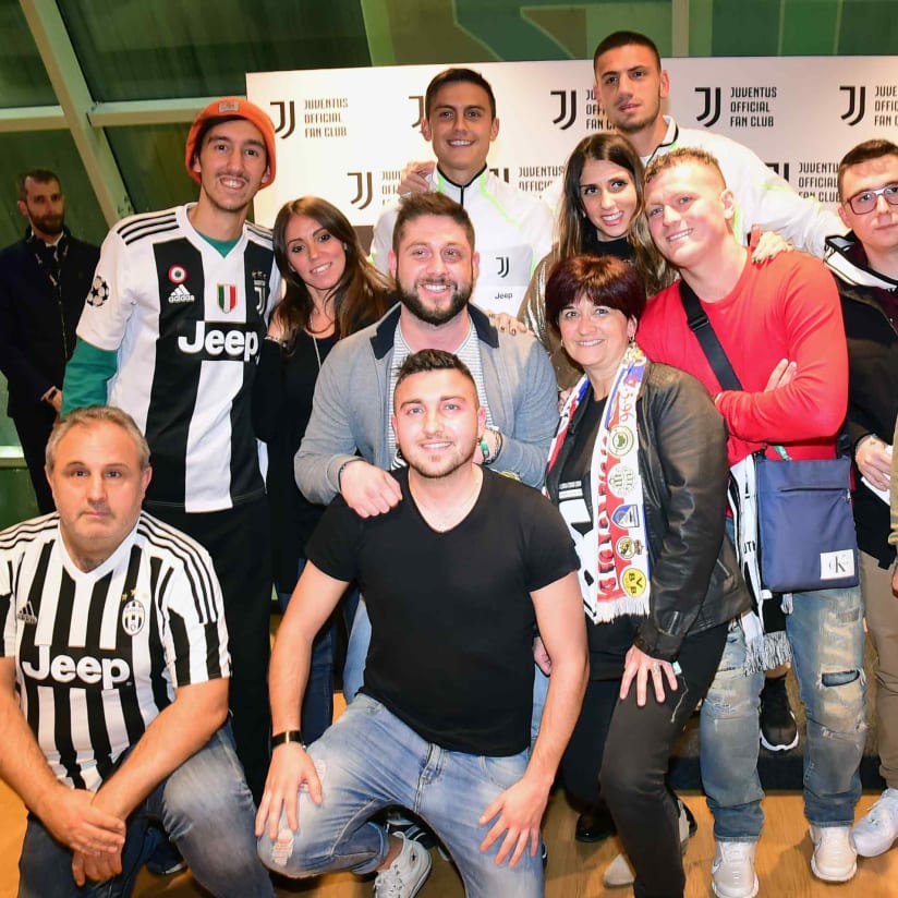 The Official Fan Club celebration after Juve-Genoa
