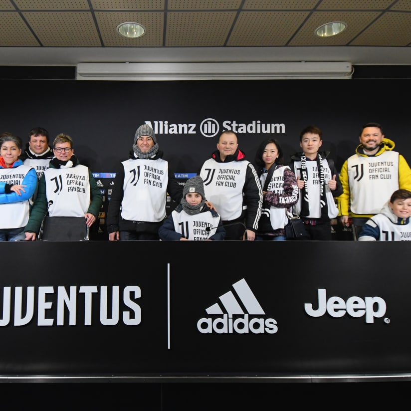 Juventus-Atalanta, walk about Official Fan club