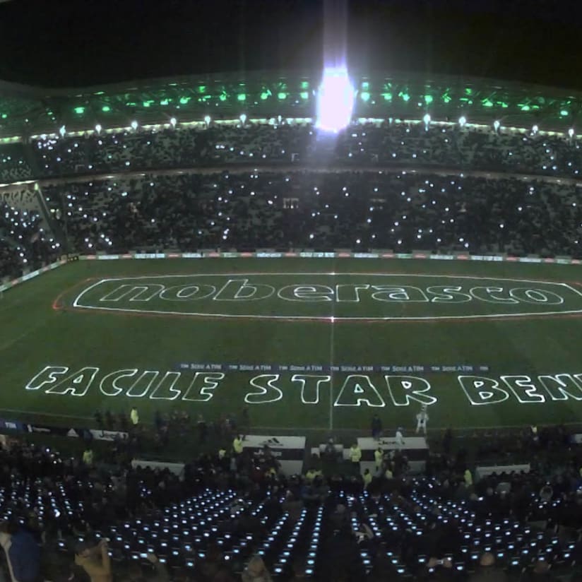 Spettacolo all'Allianz Stadium con Noberasco