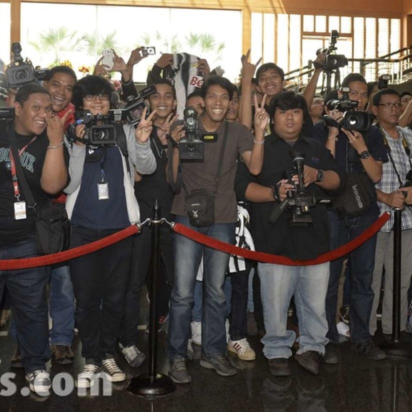 Le foto della conferenza stampa di Allegri e Pogba - Allegri and Pogba meet the media in Jakarta