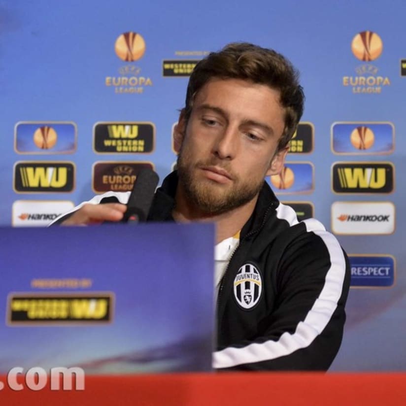 #OLJuve, Marchisio in conferenza stampa alla vigilia - Marchisio addresses the media