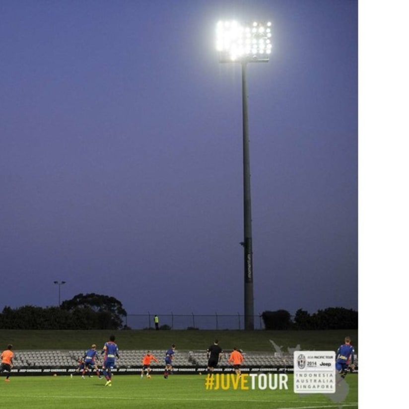 L'allenamento di Sydney contro i Newcastle Jets - Final workout in Sydney