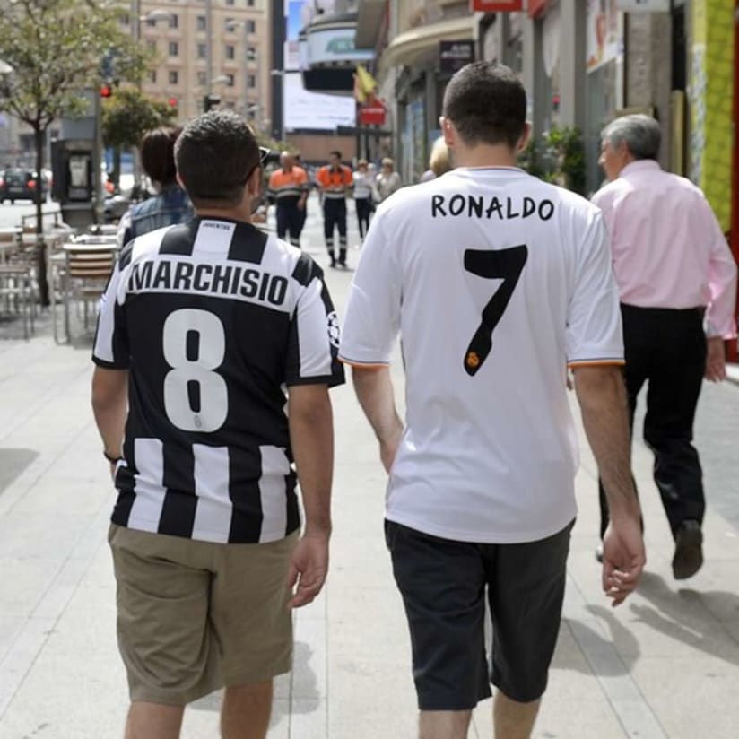 Black and white Madrid