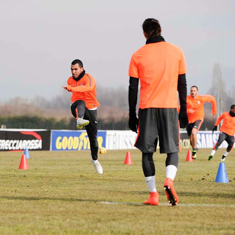 Straight back down to work in Vinovo