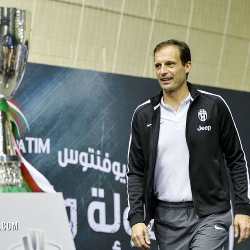 Allegri in conferenza alla vigilia della Supercoppa - Allegri discusses the Super Cup final