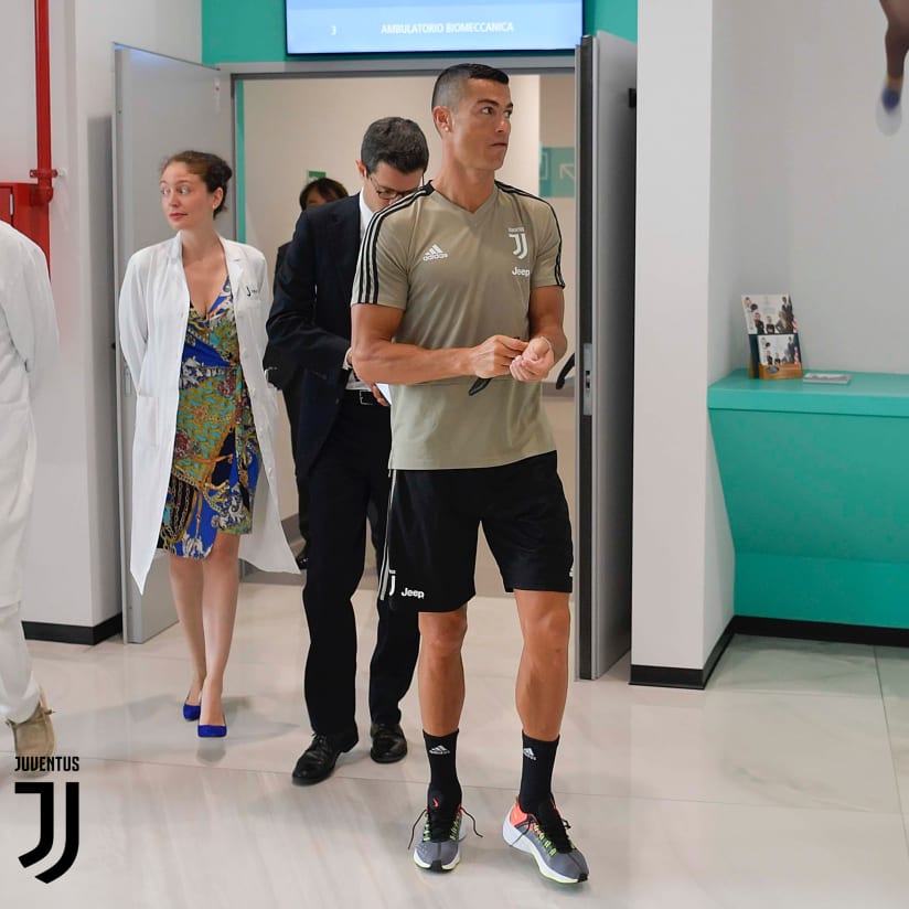 Ronaldo does Juventus medical