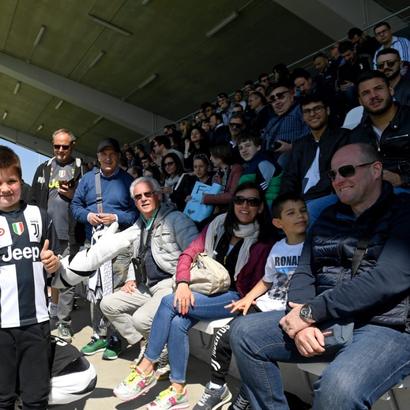 Allenamento: i tifosi bianconeri al JTC!