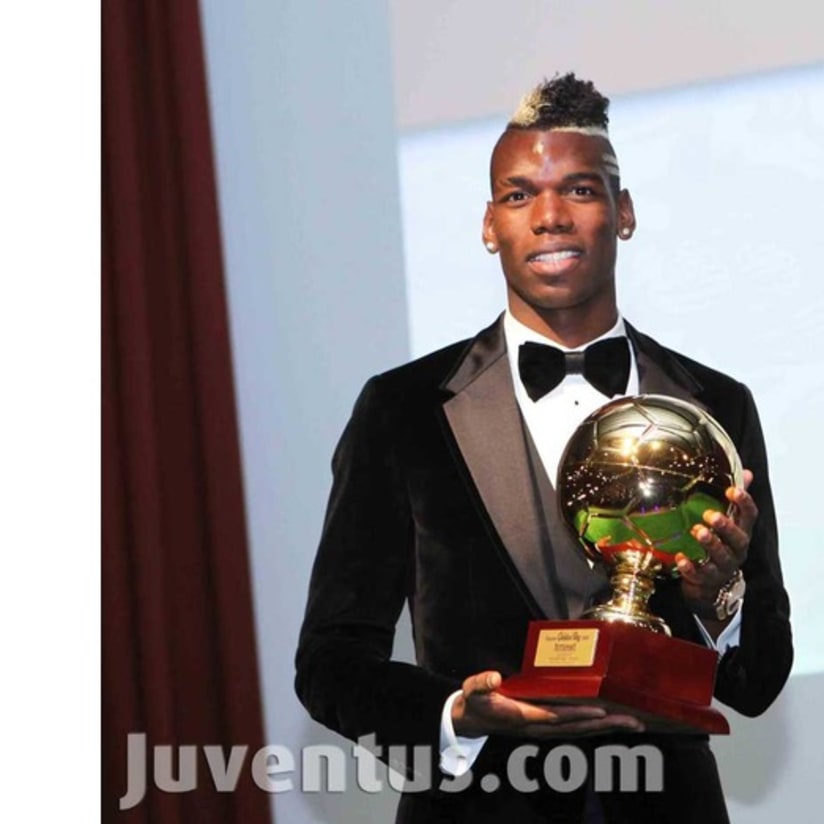 Pogba premiato a Saint Vincent con il "Golden Boy" - Pogba wins Golden Boy prize