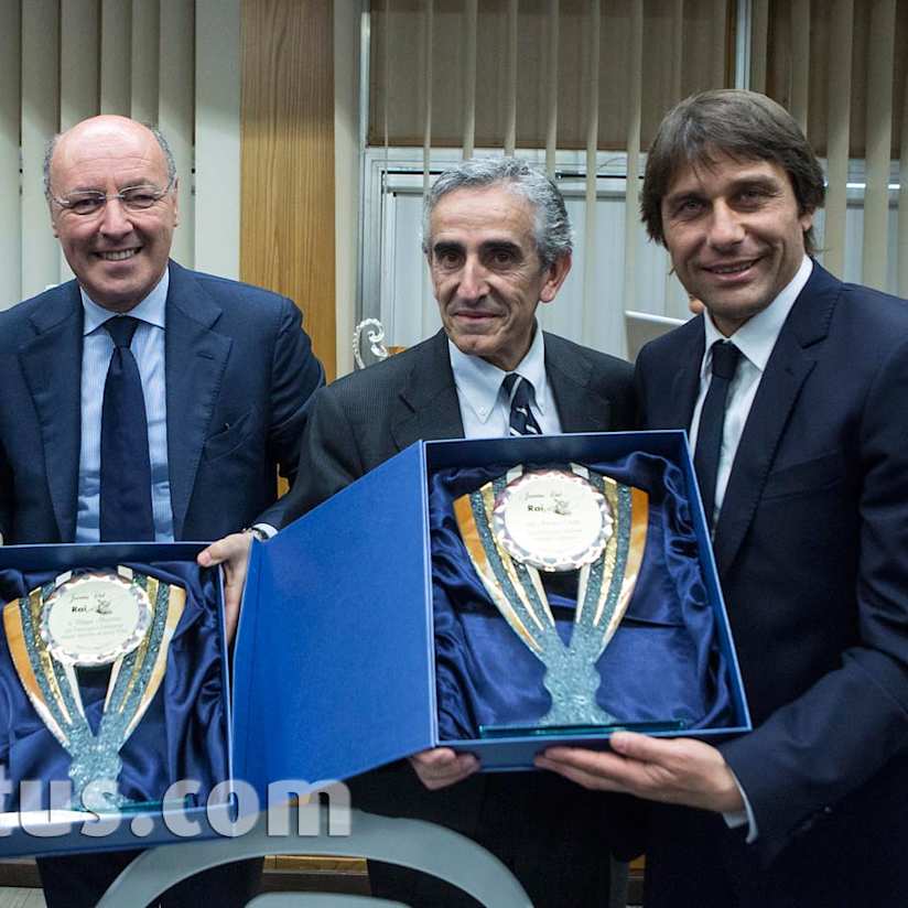 Marotta and Conte visit Juventus Club Rai