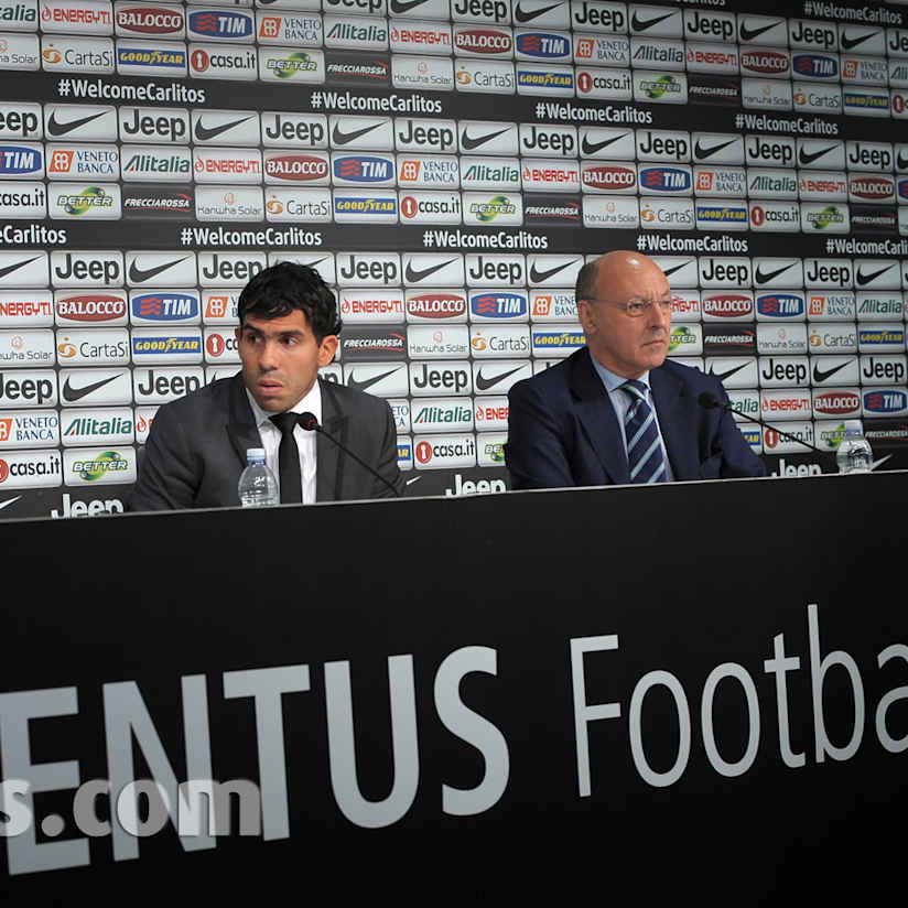 Marotta delight at Tévez capture