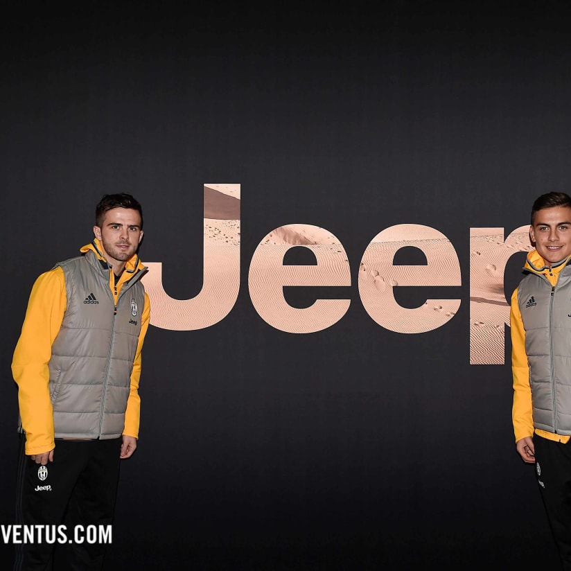 Dybala, Pjanic and Jeep at Bologna Motor Show