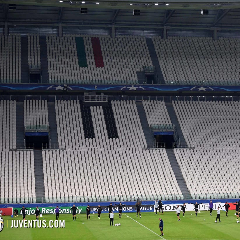 Il Porto si allena allo Juventus Stadium