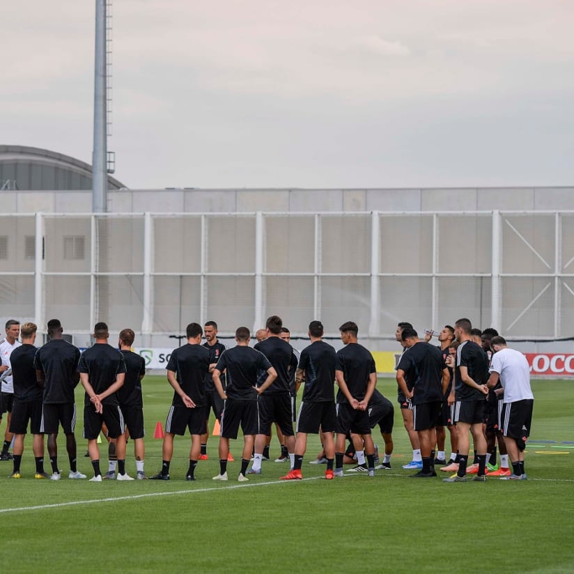 L'allenamento del 14 luglio