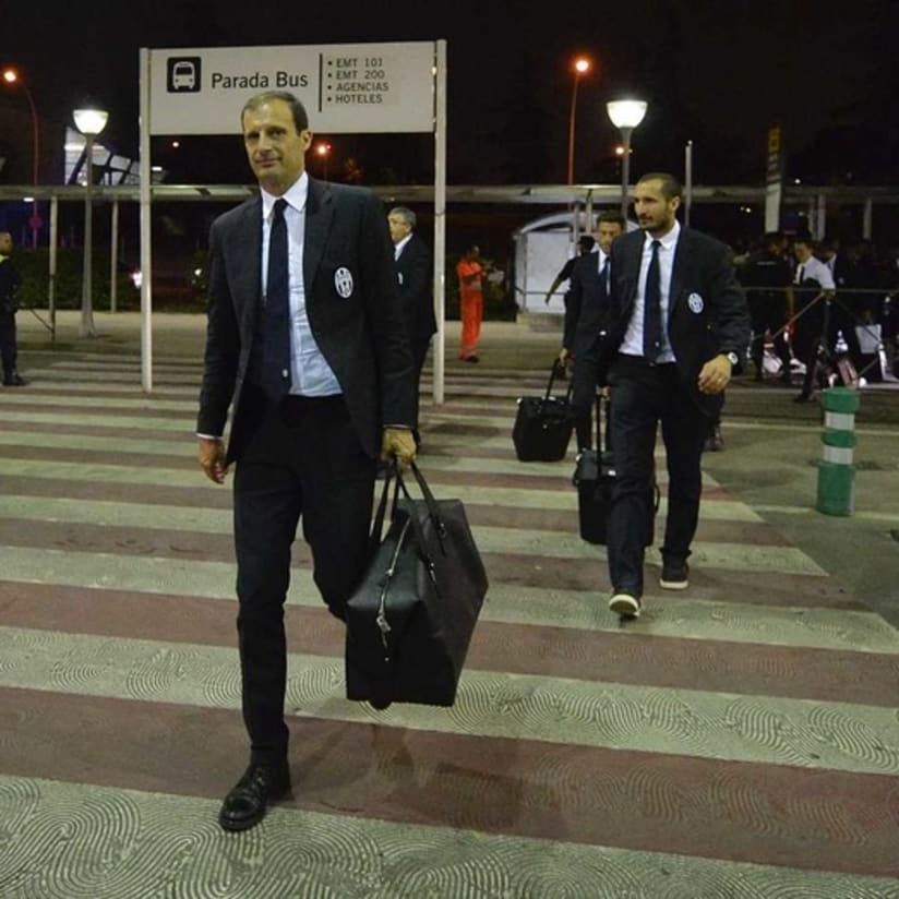 Juve touch down on Italian soil after Real victory