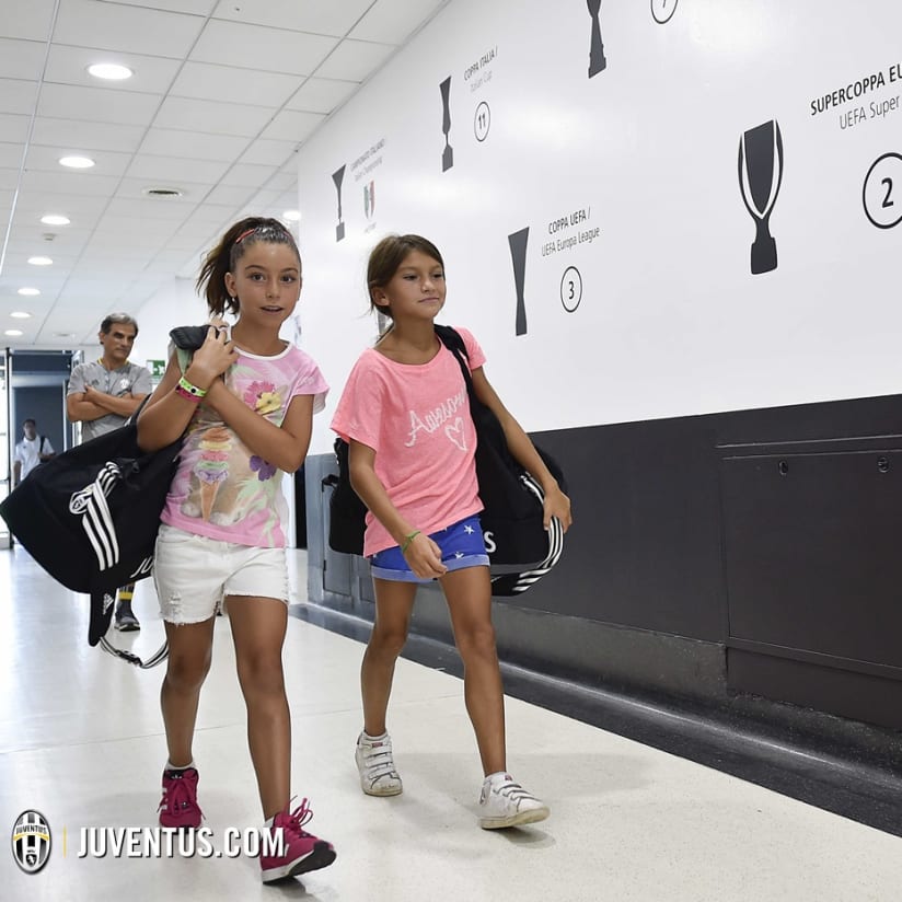 Il primo allenamento delle nostre ragazze