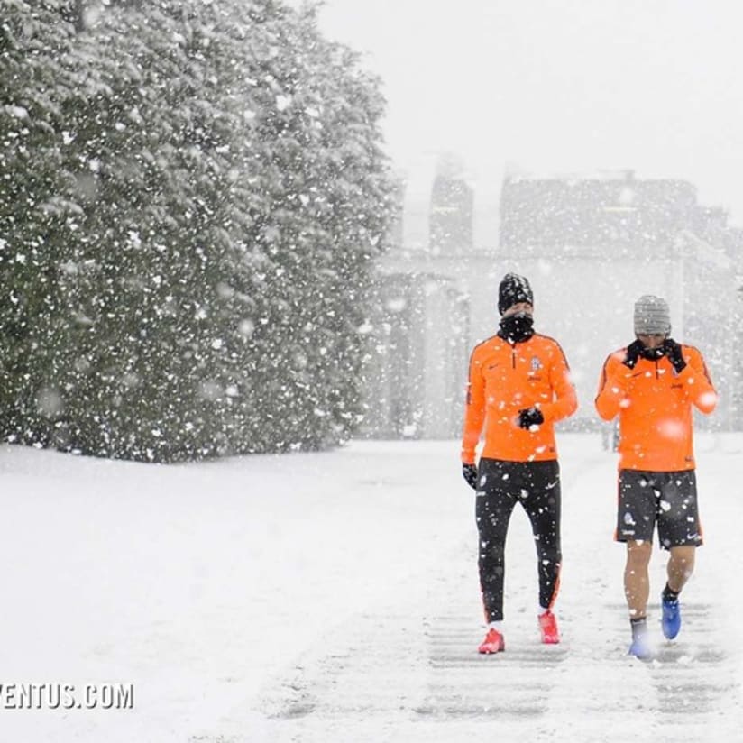 Al lavoro sotto la neve - At work in the snow