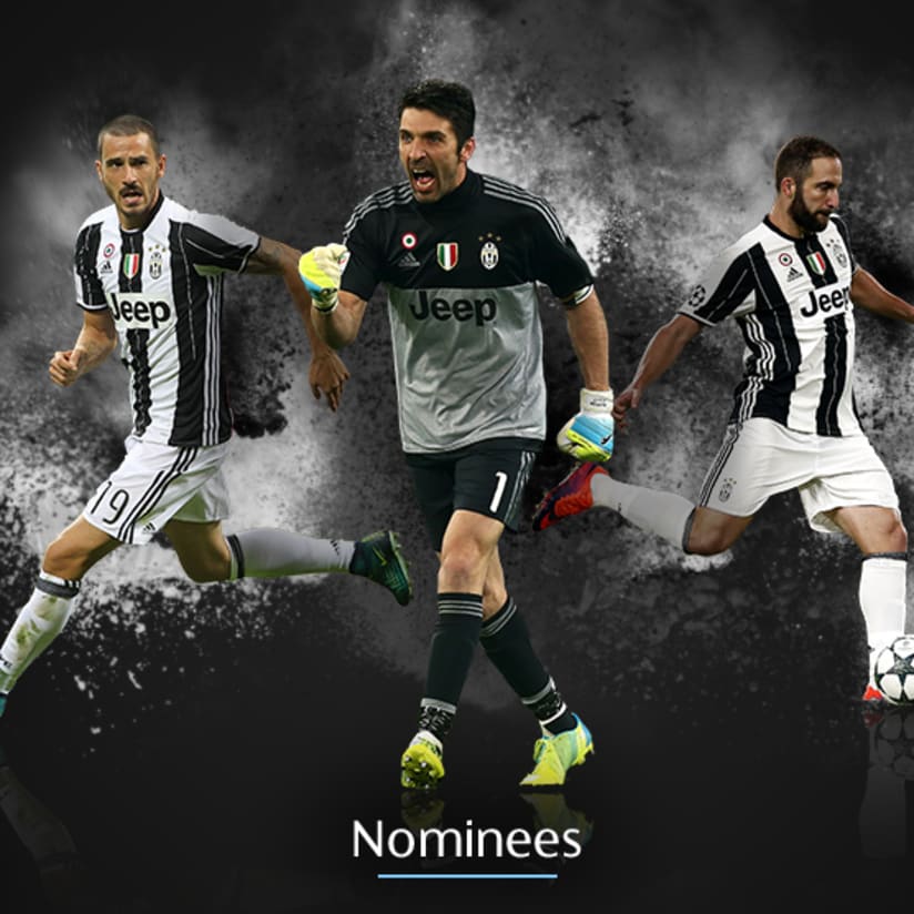 Three Bianconeri nominated for UEFA.com Team of The Year