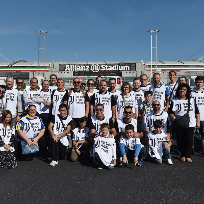 Juventus-Napoli, walk about Official Fan Club