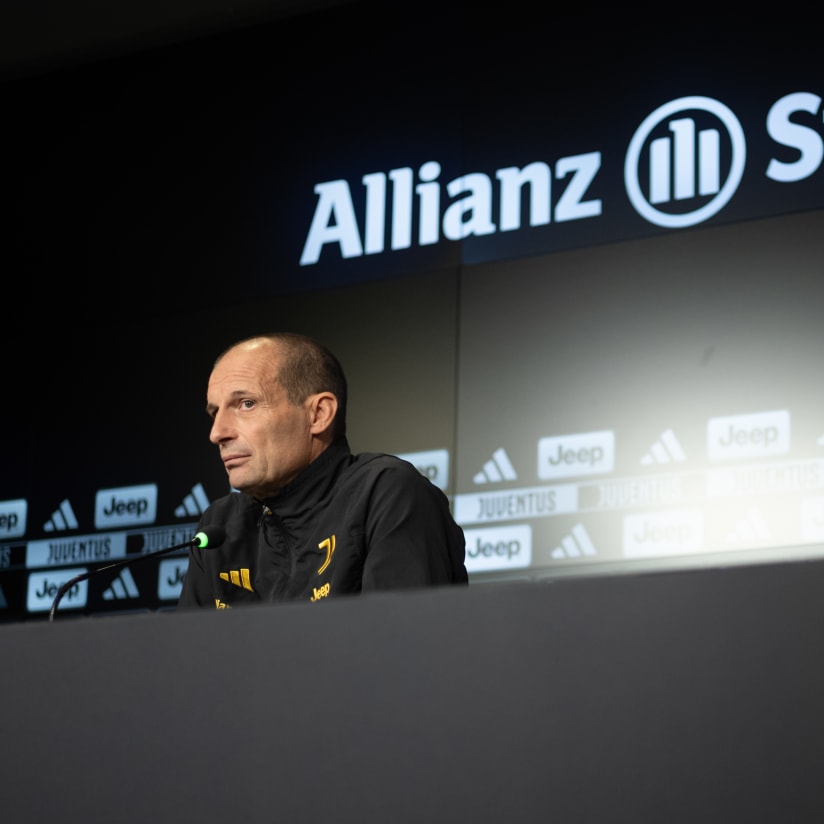 La conferenza stampa di Allegri alla vigilia di Juve-Frosinone