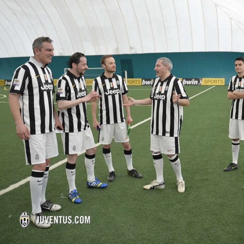 In campo con la Juve grazie a bwin