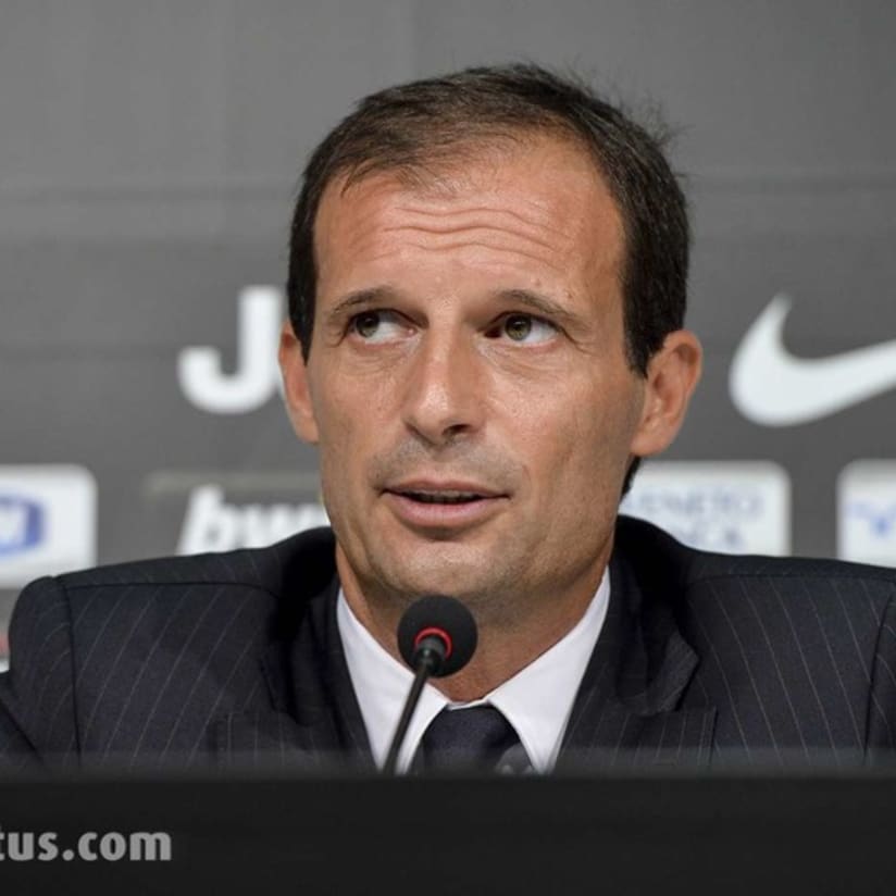 La prima conferenza stampa di Allegri alla Juve