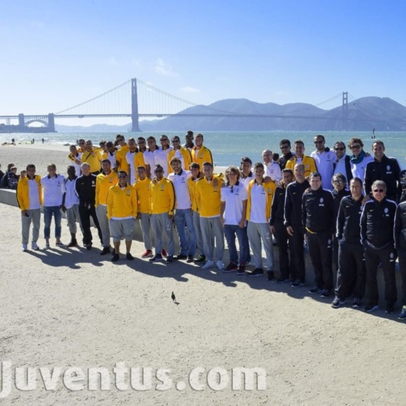 La Juve e il Golden Gate - Juventus at the Golden Gate