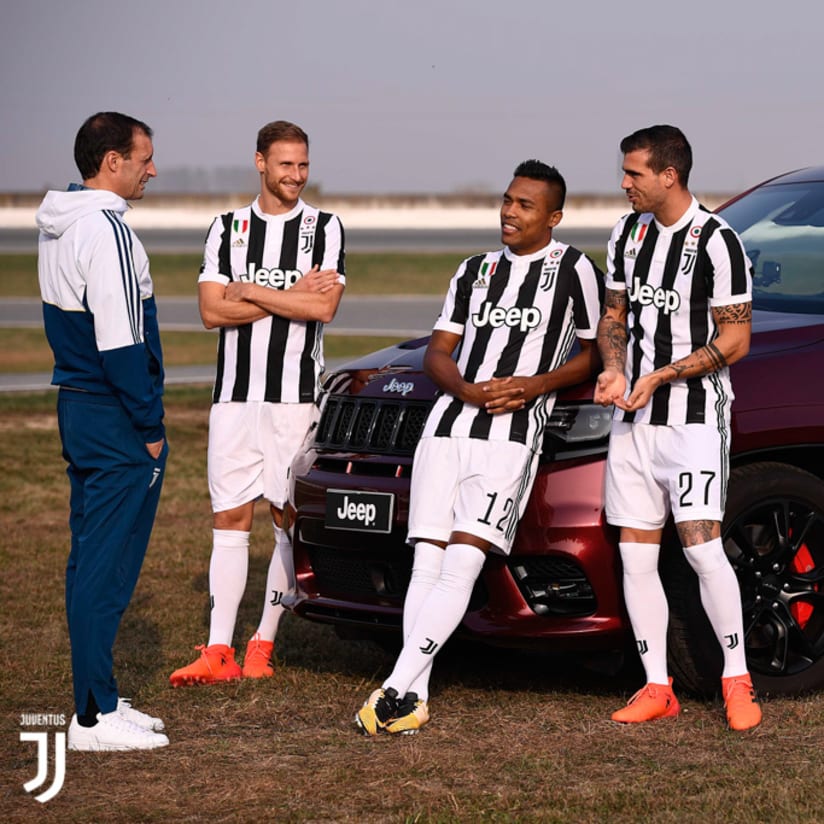 Juve and Jeep hit the track in Balocco!