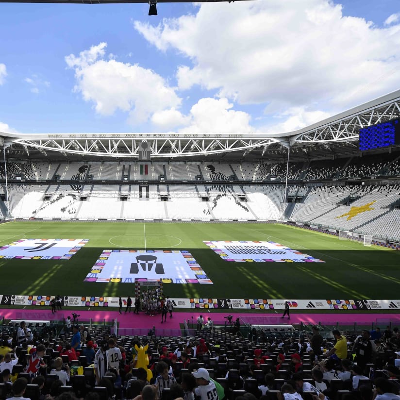 La cerimonia d'apertura della Juventus Academy World Cup 2024