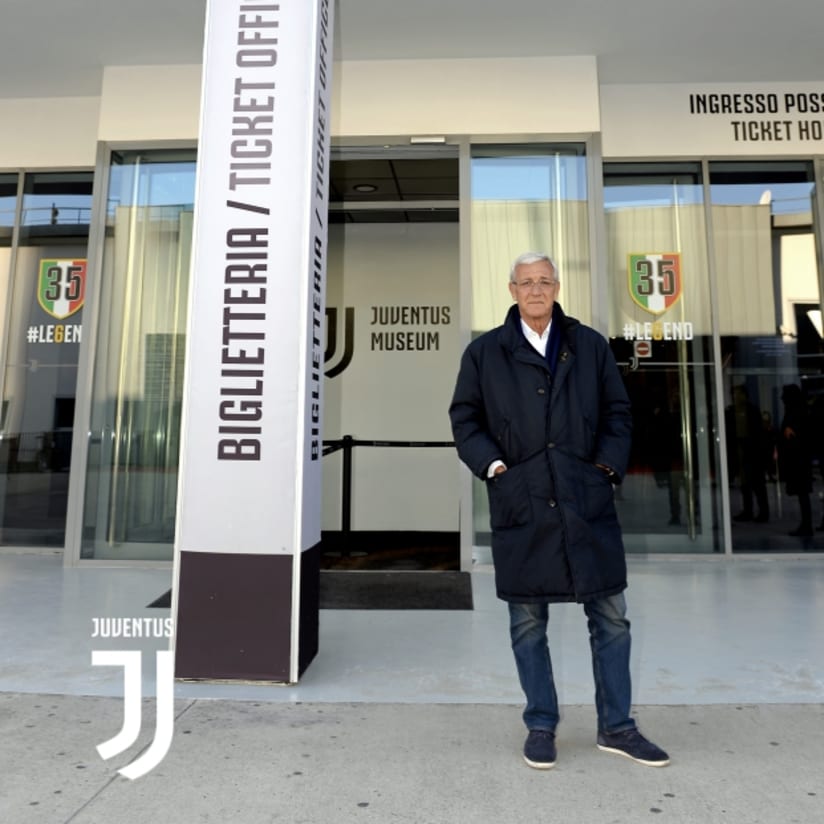 Marcello Lippi visits Juventus Museum