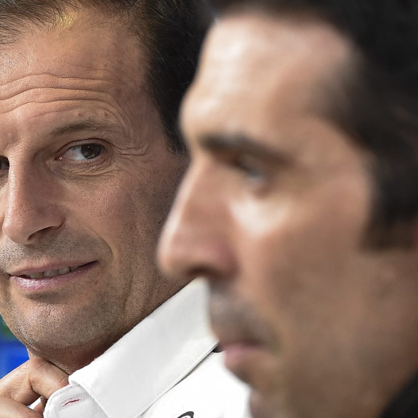 Allegri and Buffon preview #JuveFCB