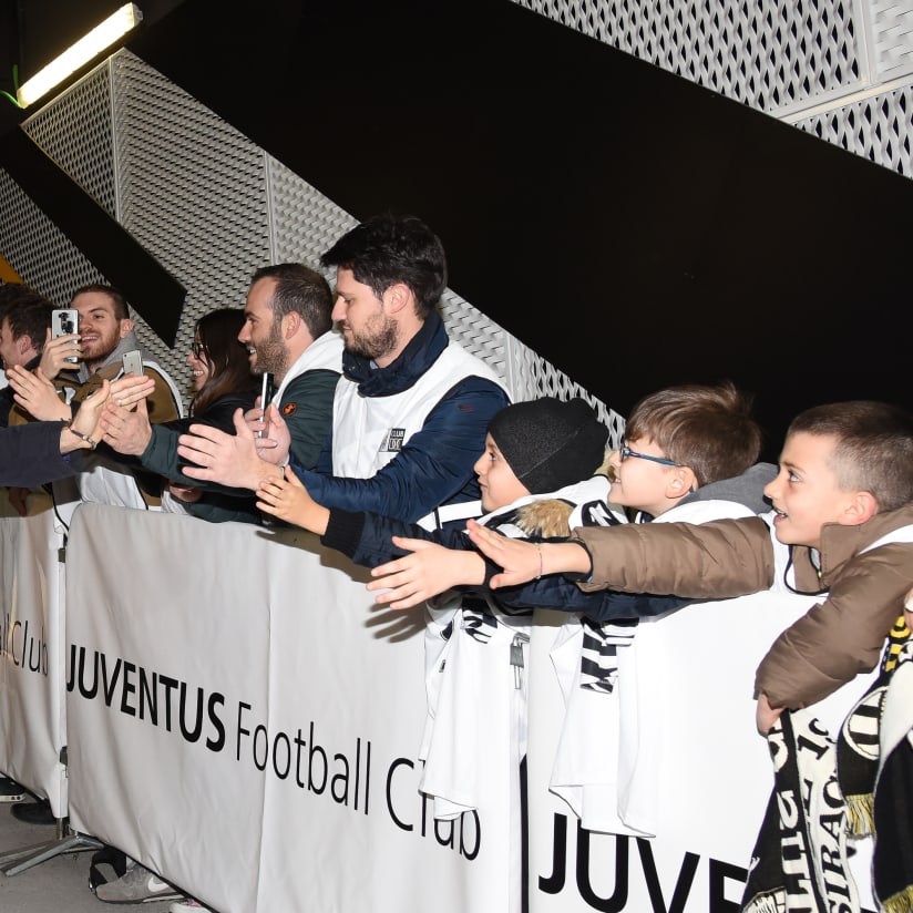 Juventus-Empoli, walkabout CLUB DOC