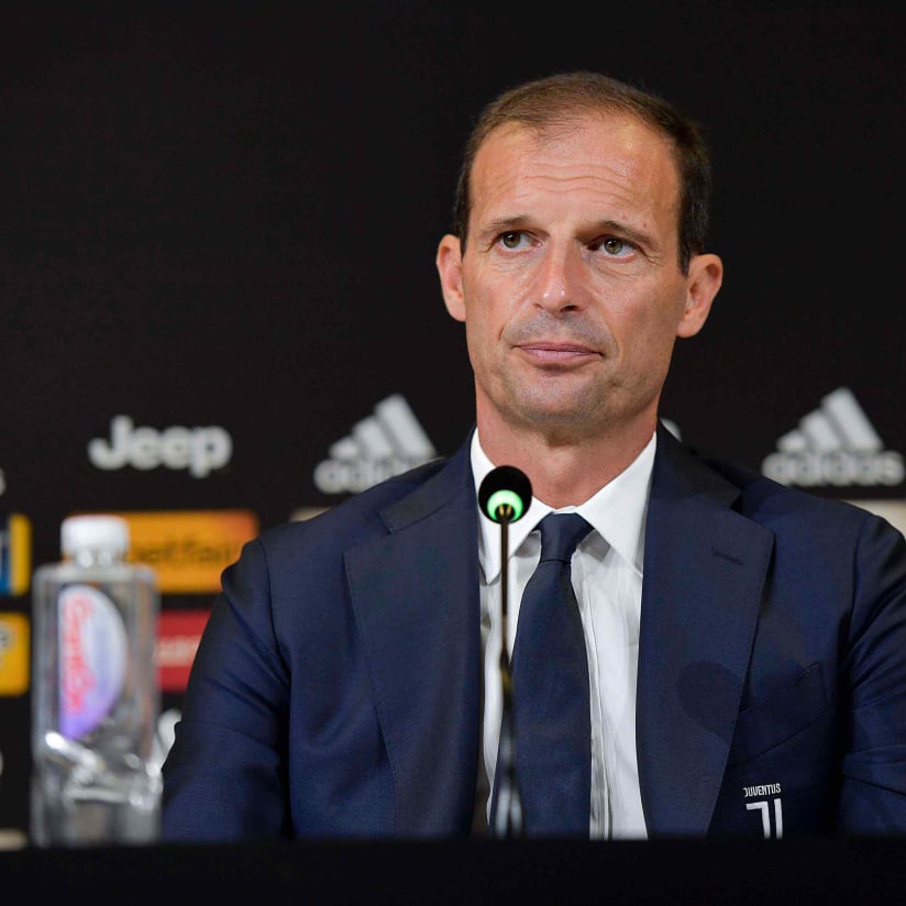 Allegri: «Teniamo i piedi per terra»