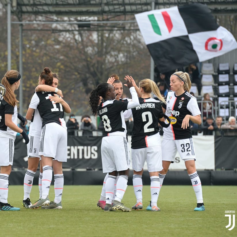 Match action: Juventus Women vs Hellas Verona