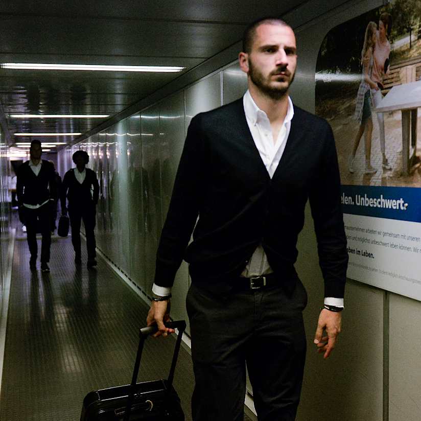 Juve touch down in Germany