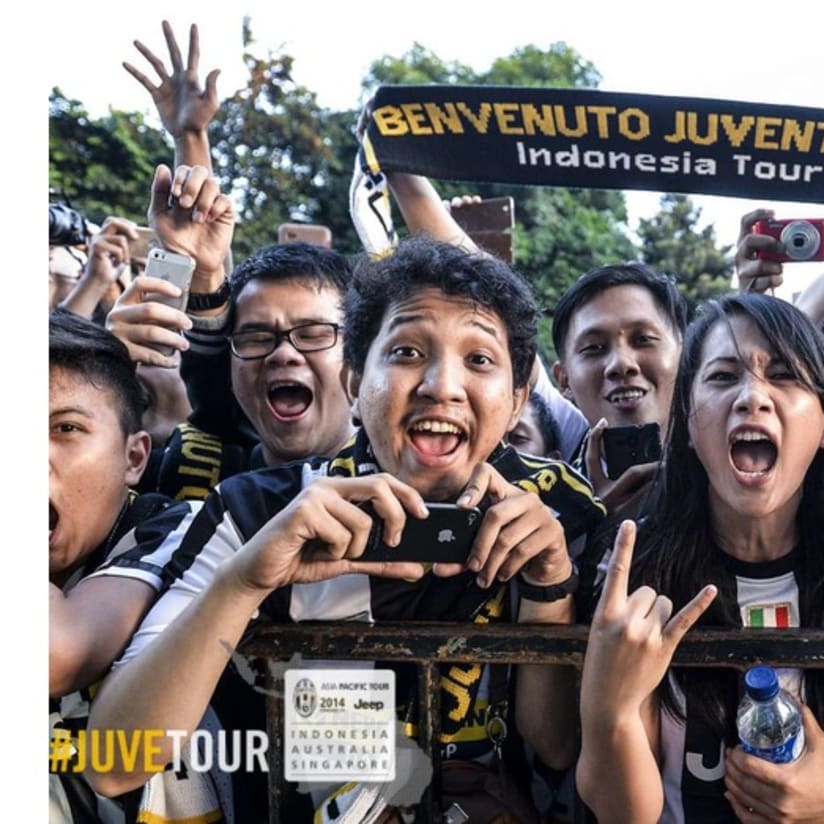 #JuveTour, Torcida indonesiana al Gelora Bung Karno - Open training session at Gelora Bung Karno Stadium