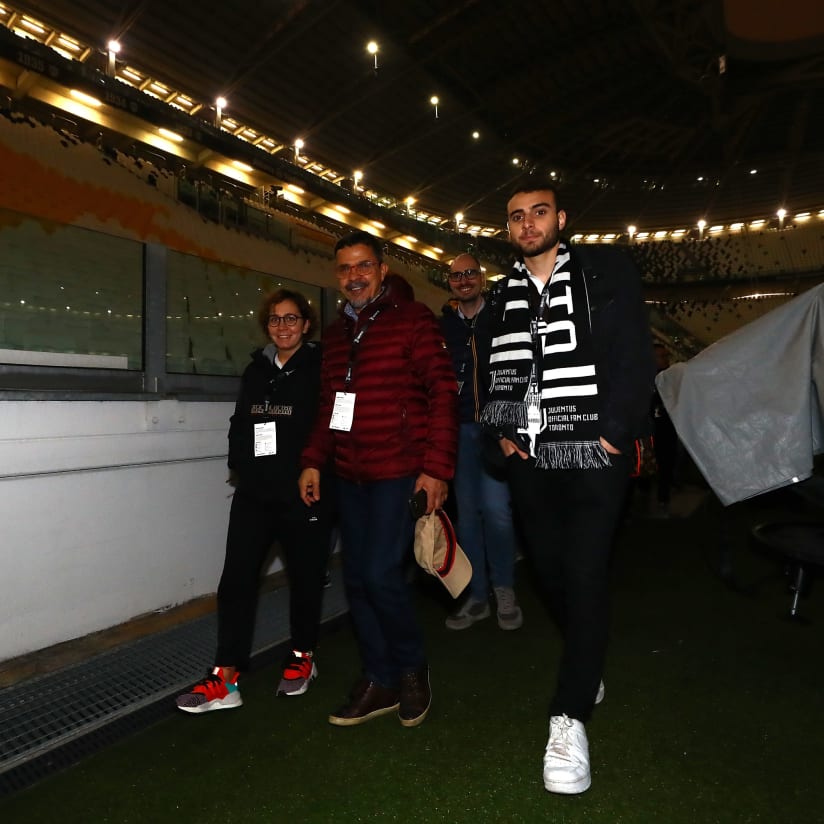 Juventus - Genoa, walk about Official Fan Club