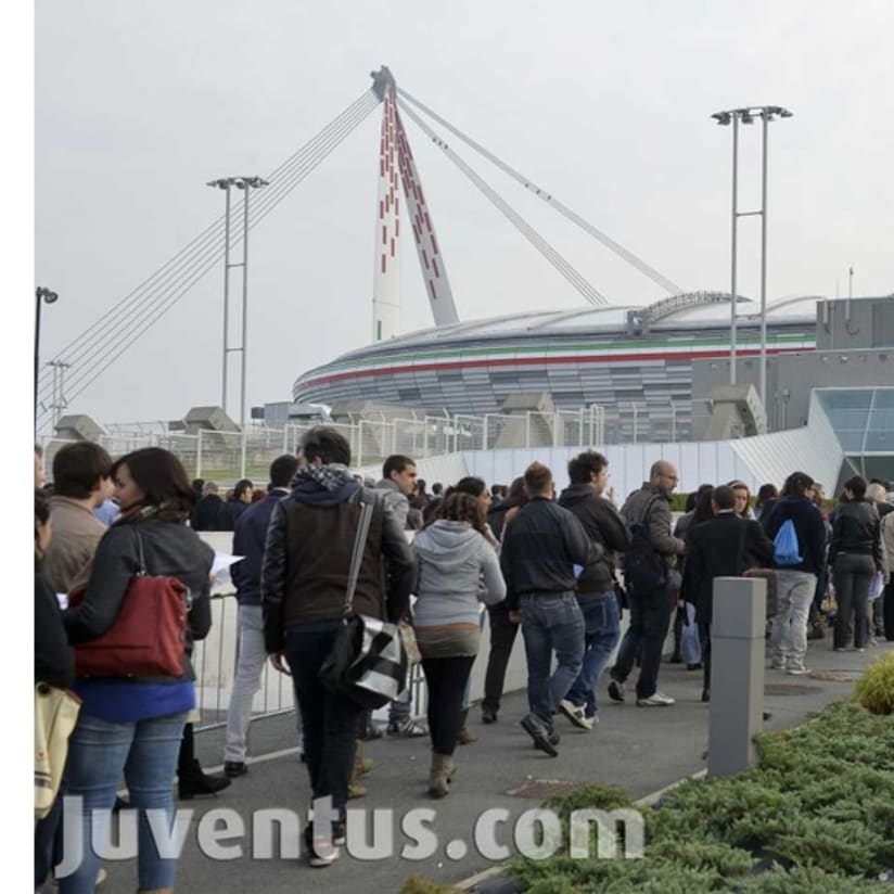 "Io lavoro"... allo Juventus Stadium - 'Io lavoro' at Juventus Stadium