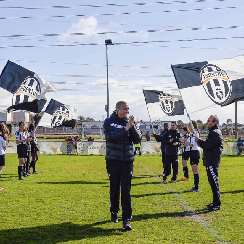 Trezeguet visits Juventus Academy Melbourne