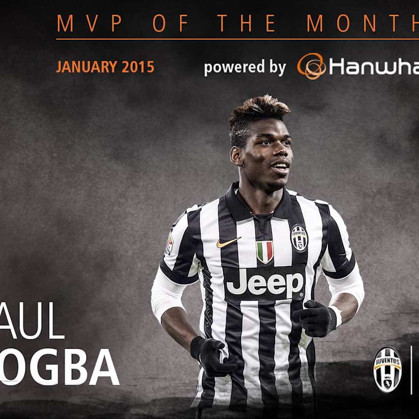 Pogba, January's player of the month