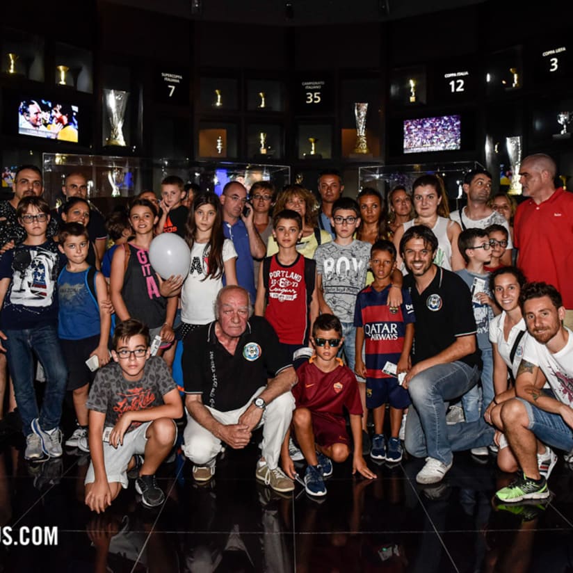 I bambini delle zone colpite dal sisma visitano J|Museum e Stadium